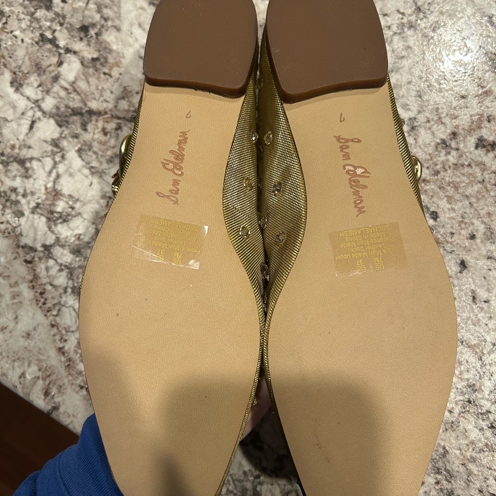 Sam Edelman Metallic Studded Flats - Picture 4 of 5